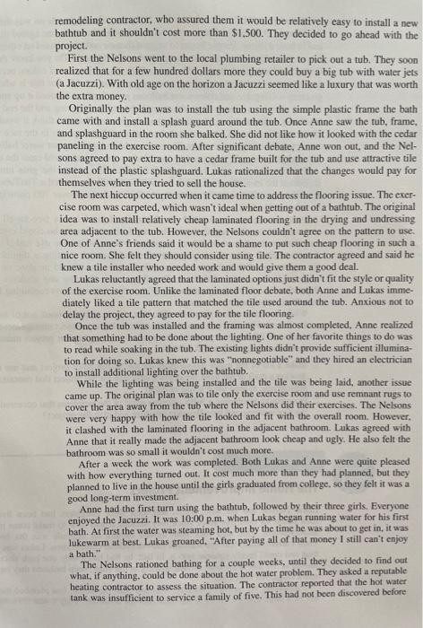 Write a clear project scope statement for the