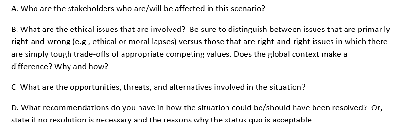 FOOD SAFETY: THE CASE OF BMI Jose works as a
