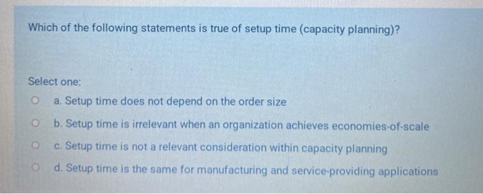 The fundamental planning tool used to implement