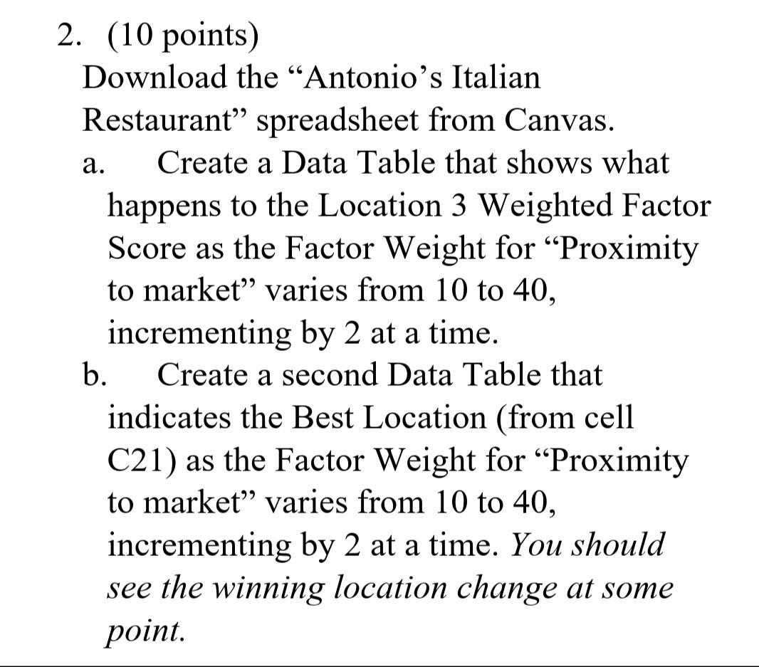 Answer must be in VBA code B D E F G 1 Antonio's
