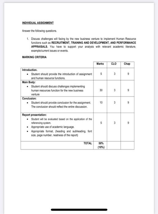SUBJECT: NEW VENTURE CREATION NOTE: 1000 WORDS 3