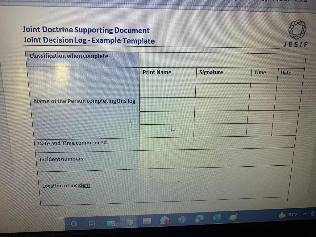 For this question, you should look at the Joint