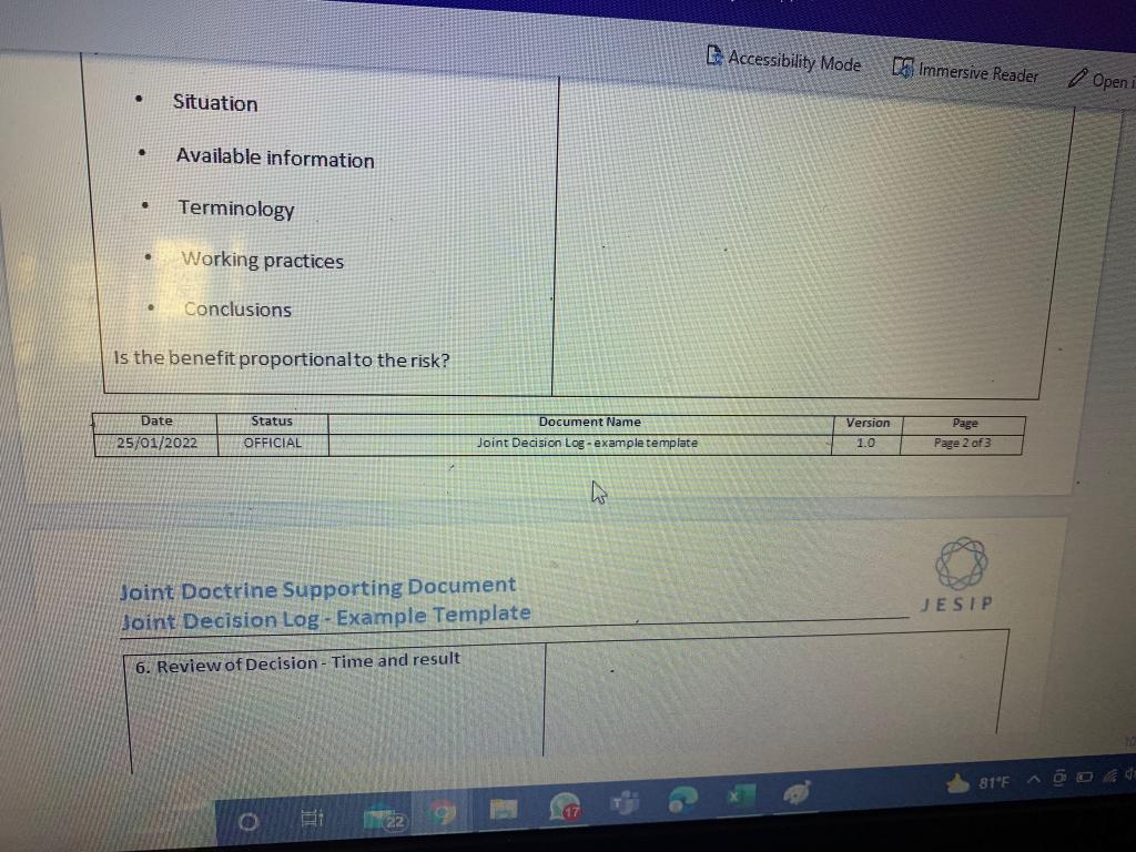 For this question, you should look at the Joint