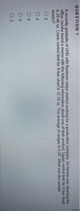 QUESTION 1 A recently graduate of UHD with