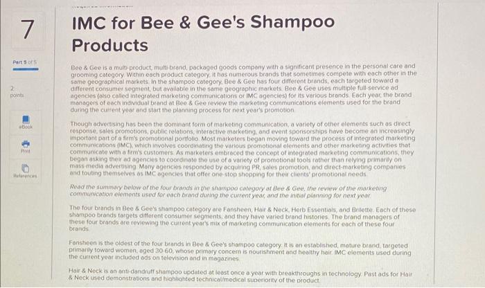 Products Bee \& Gee is a mult-product, mult