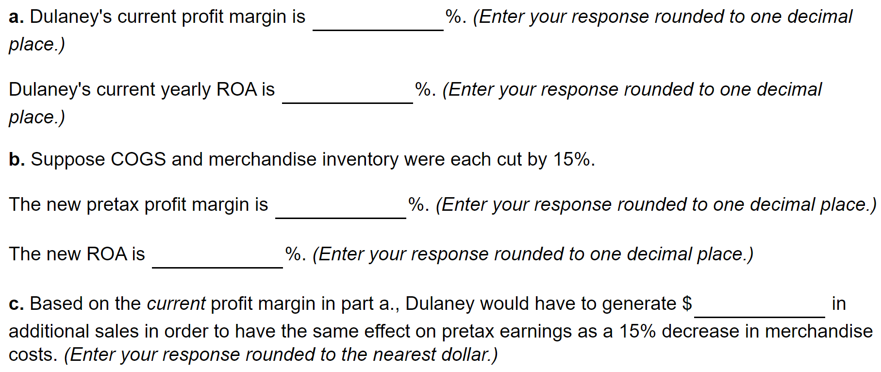 This is one question with sections; please zoom