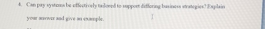 4. Can pay systems be effectively tailored to