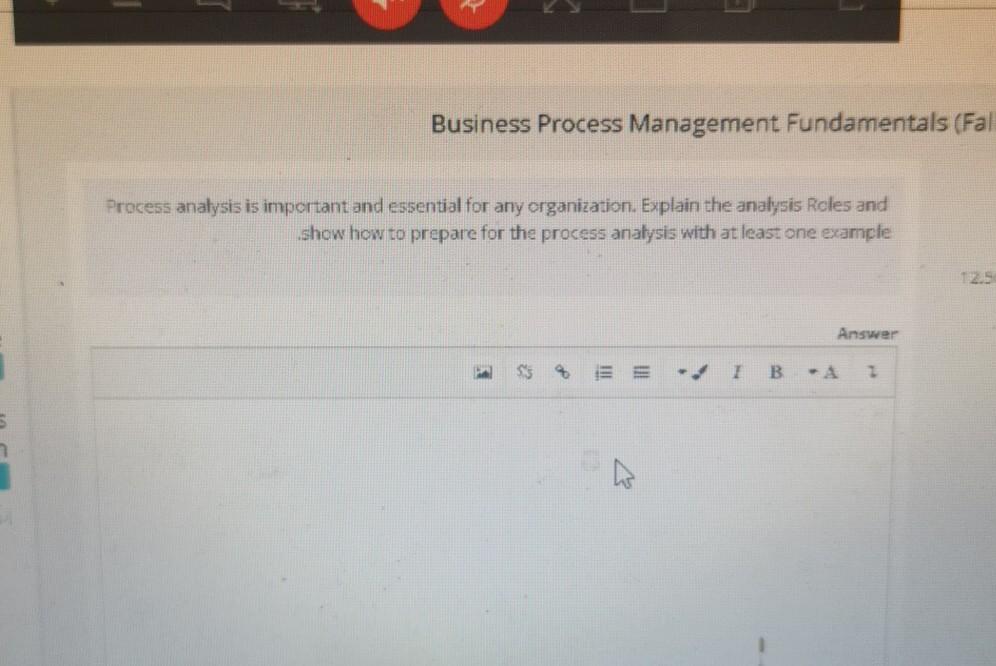 Business Process Management Fundamentals (Fal