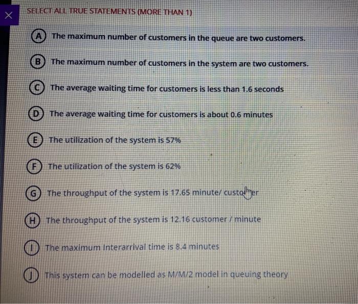 Question 1 Simulation can only be used with small