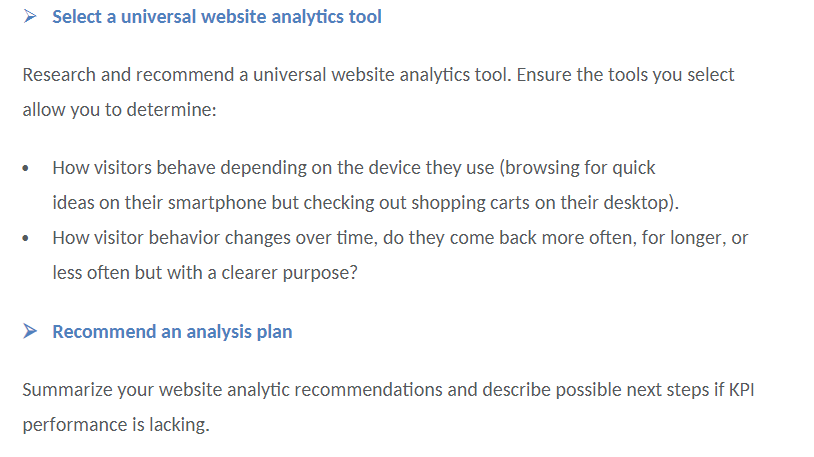 Select a universal website analytics tool