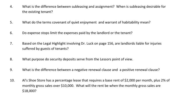 please answer these questions 4. What is the