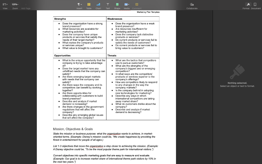 125% Zoom Add Page T Teach O Format Document View