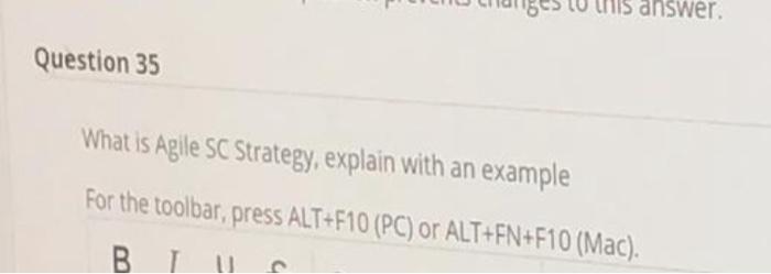 brief answer please answer Question 35 What is