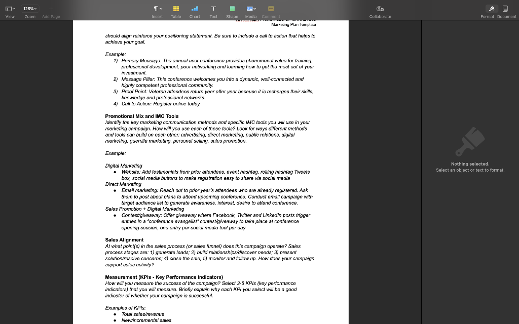125% Zoom Add Page T Teach O Format Document View