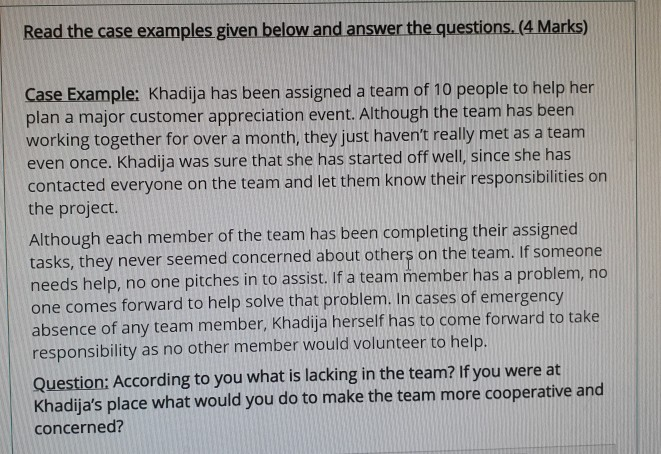 Please what is the answer of this question? Read