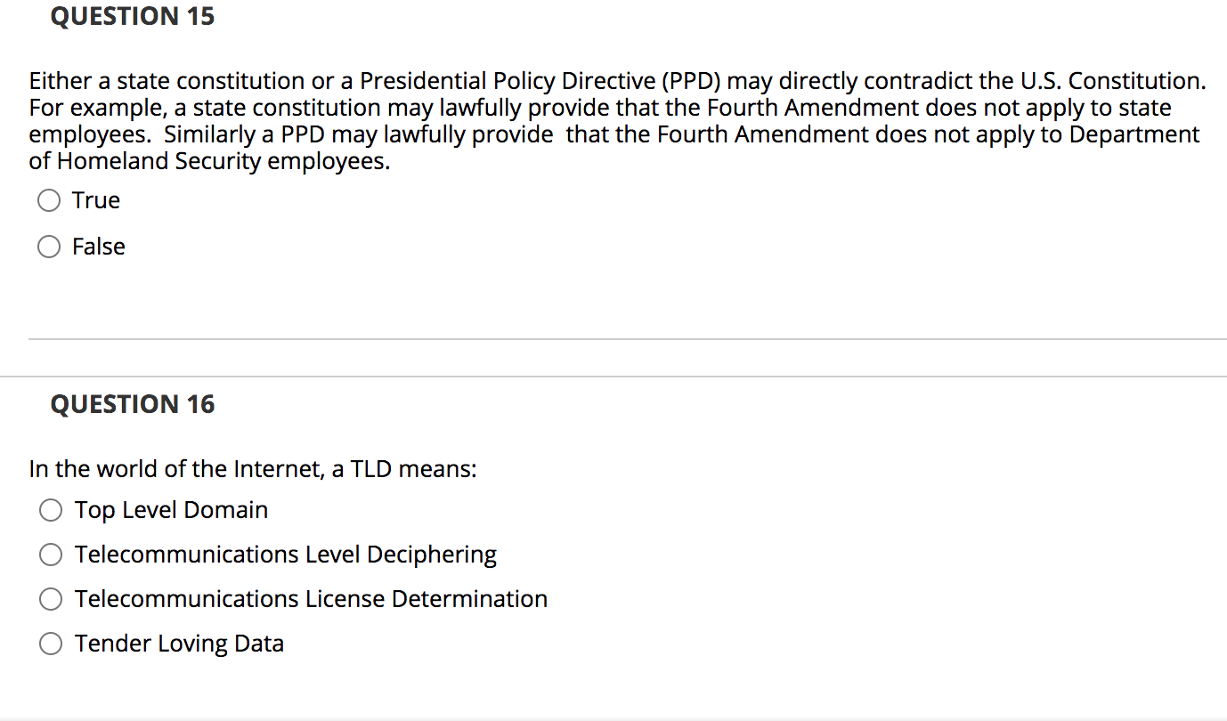 QUESTION 13 Courts cannot consider a matter