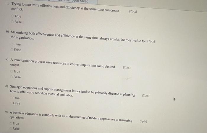 saved 5) Trying to maximize effectiveness and