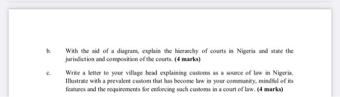 b. With the aid of a diagram, explain the