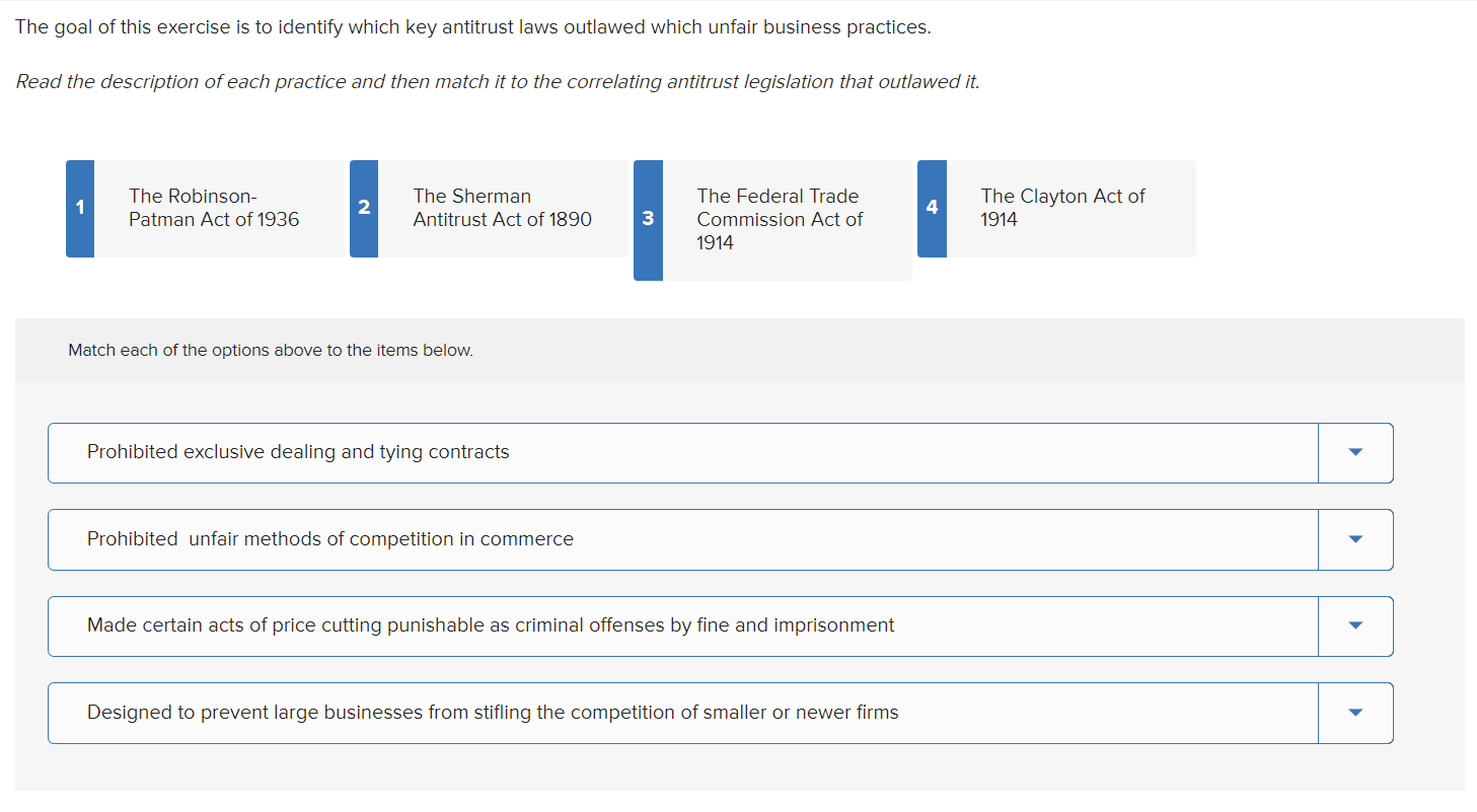 The goal of this exercise is to identify which