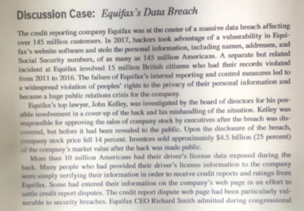 please answer the case study questions in your