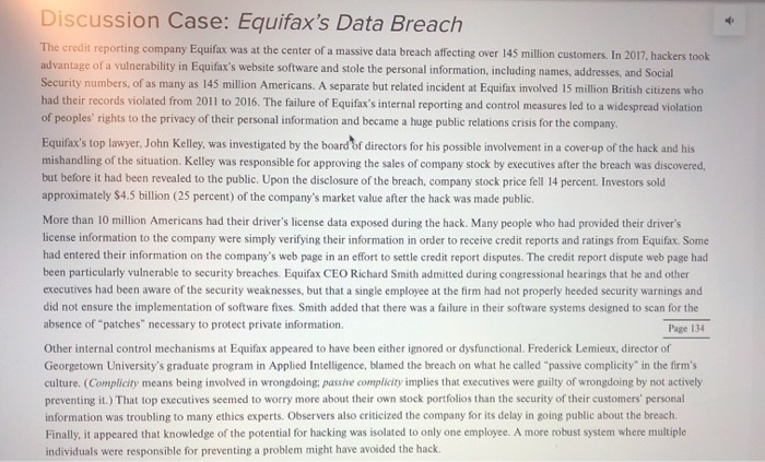 please answer the case study questions in your