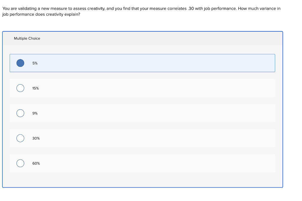 You are validating a new measure to assess