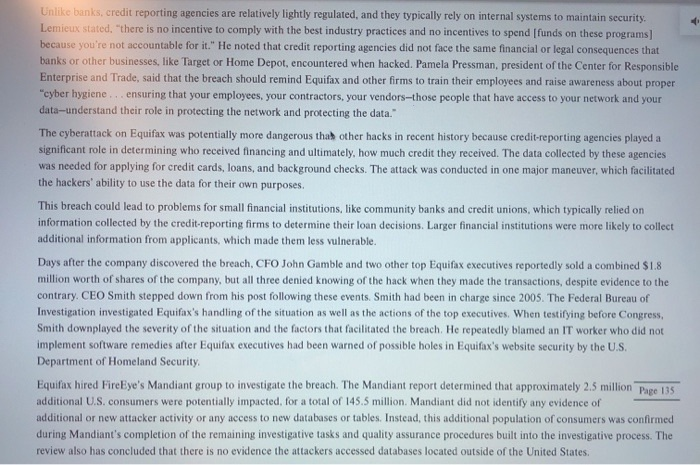 please answer the case study questions in your