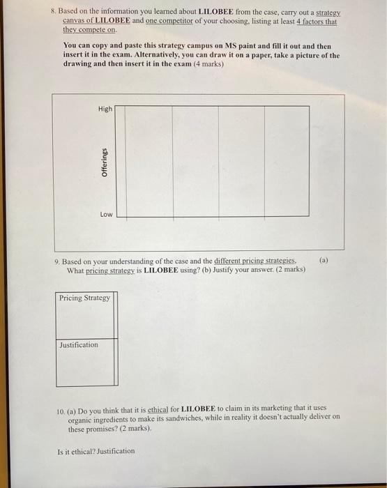 CASE STUDY: Please read the following case study