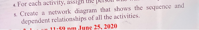 do question 2 and 5 Develop a work breakdown