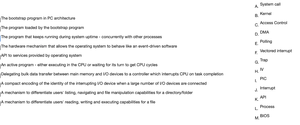 Operating Systems. I'll make sure to rate.