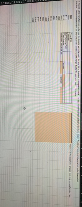 please show the formulas for each step . 2. You