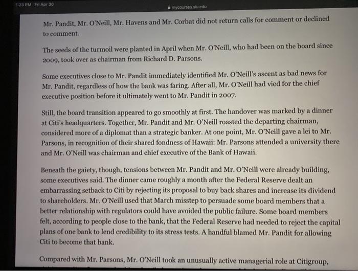 please answer each question with atleast a