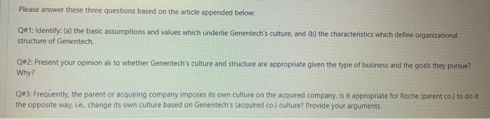 Post-Buyout, Genentechs DNA Is Dominant By Dermot