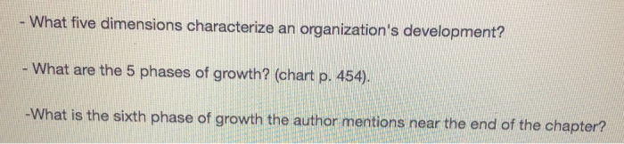 - What five dimensions characterize an