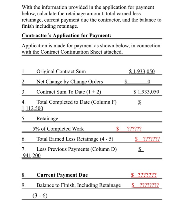 With the information provided in the application