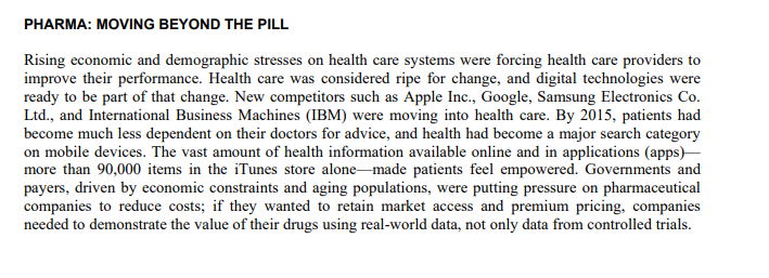 Instructions: Read UCB case study and answer the