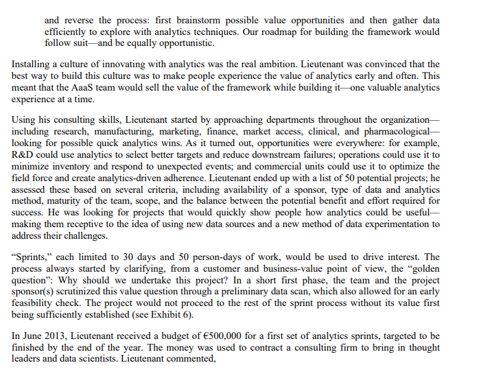 Instructions: Read UCB case study and answer the