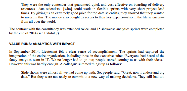 Instructions: Read UCB case study and answer the