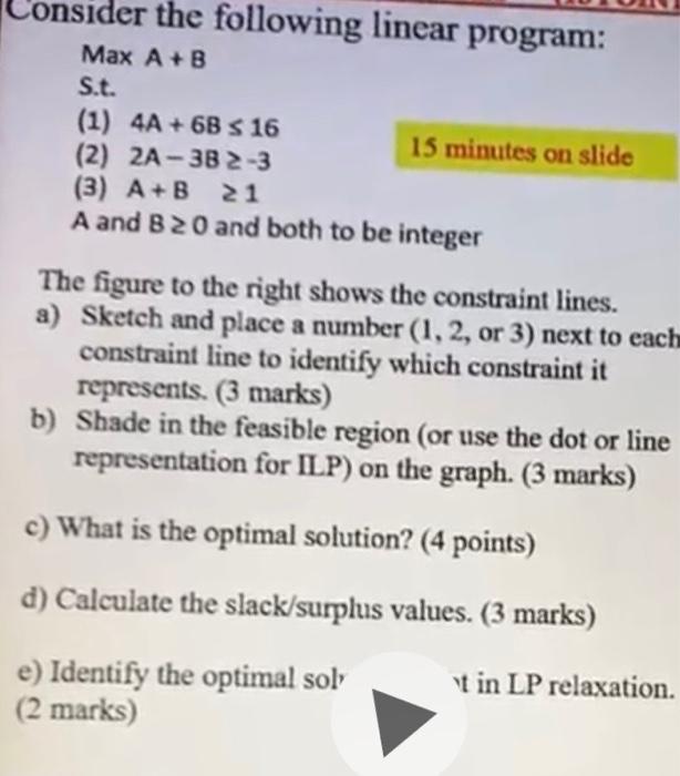 please use correct values Consider the following