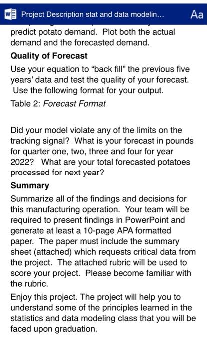 Run an Anderson-Darling test for normaly Standard