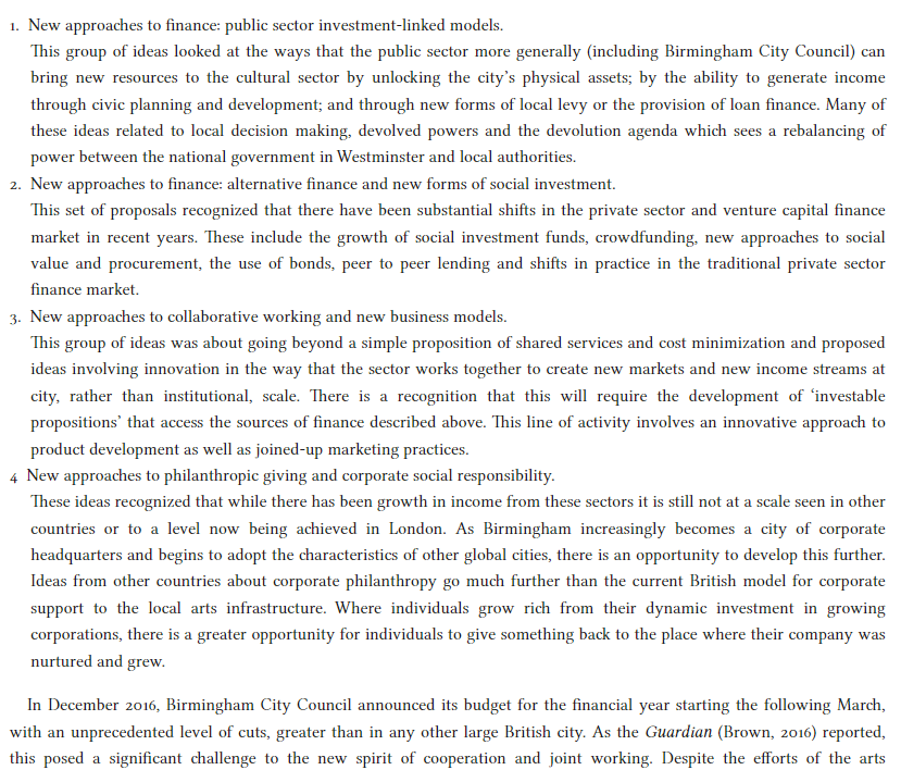 Questions 1. Map out the stakeholders in a city