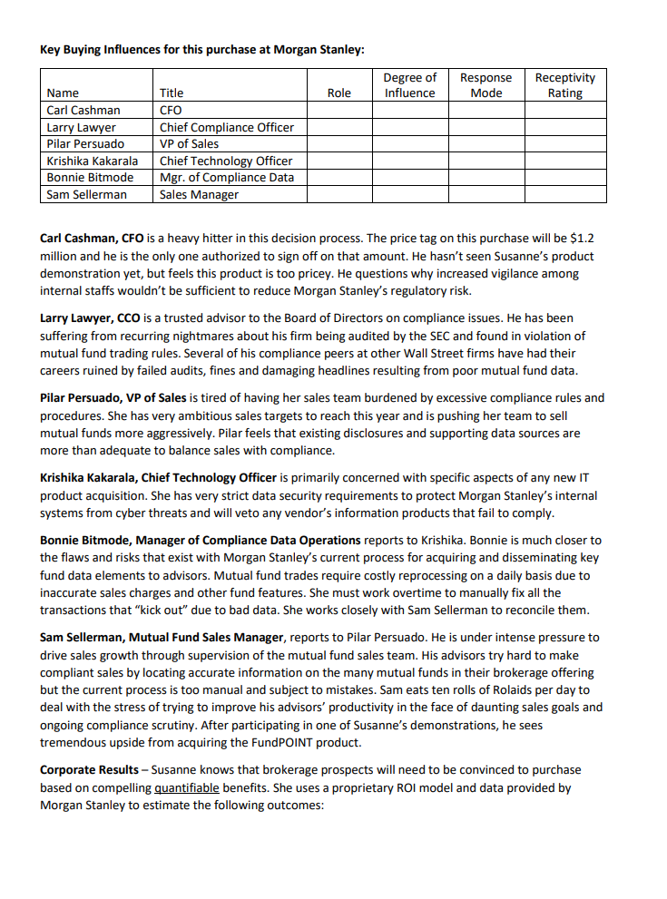 After reading the Broadridge Case post your