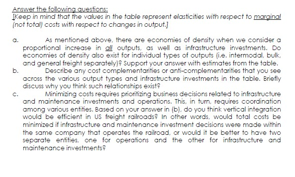 Question 1 Cost Complementarities and Vertical