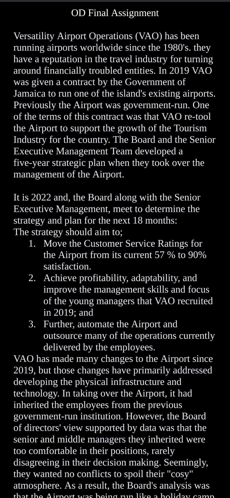 OD Final Assignment Versatility Airport