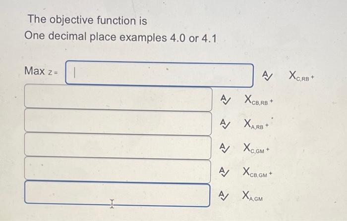 We are making two fruit drinks, Red berry (R) and