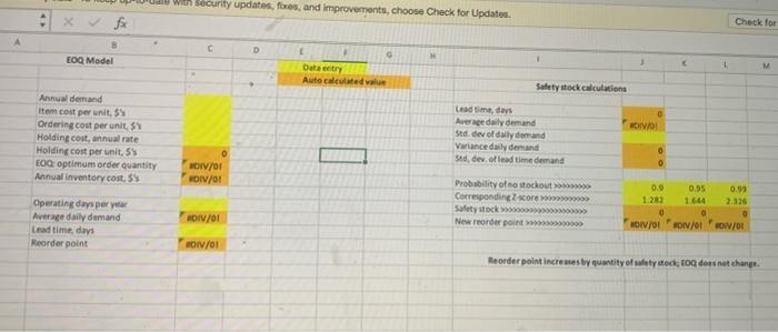 2. Using the information in the table above and