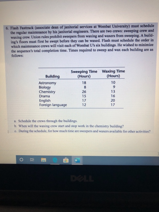 Please answer question in excel format. 6. Flash