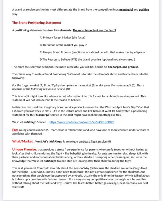 MRK 233 Summer 2021 Positioning Statement