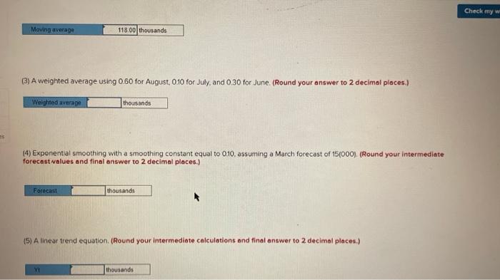 please help a. Obtain the linear trend equation