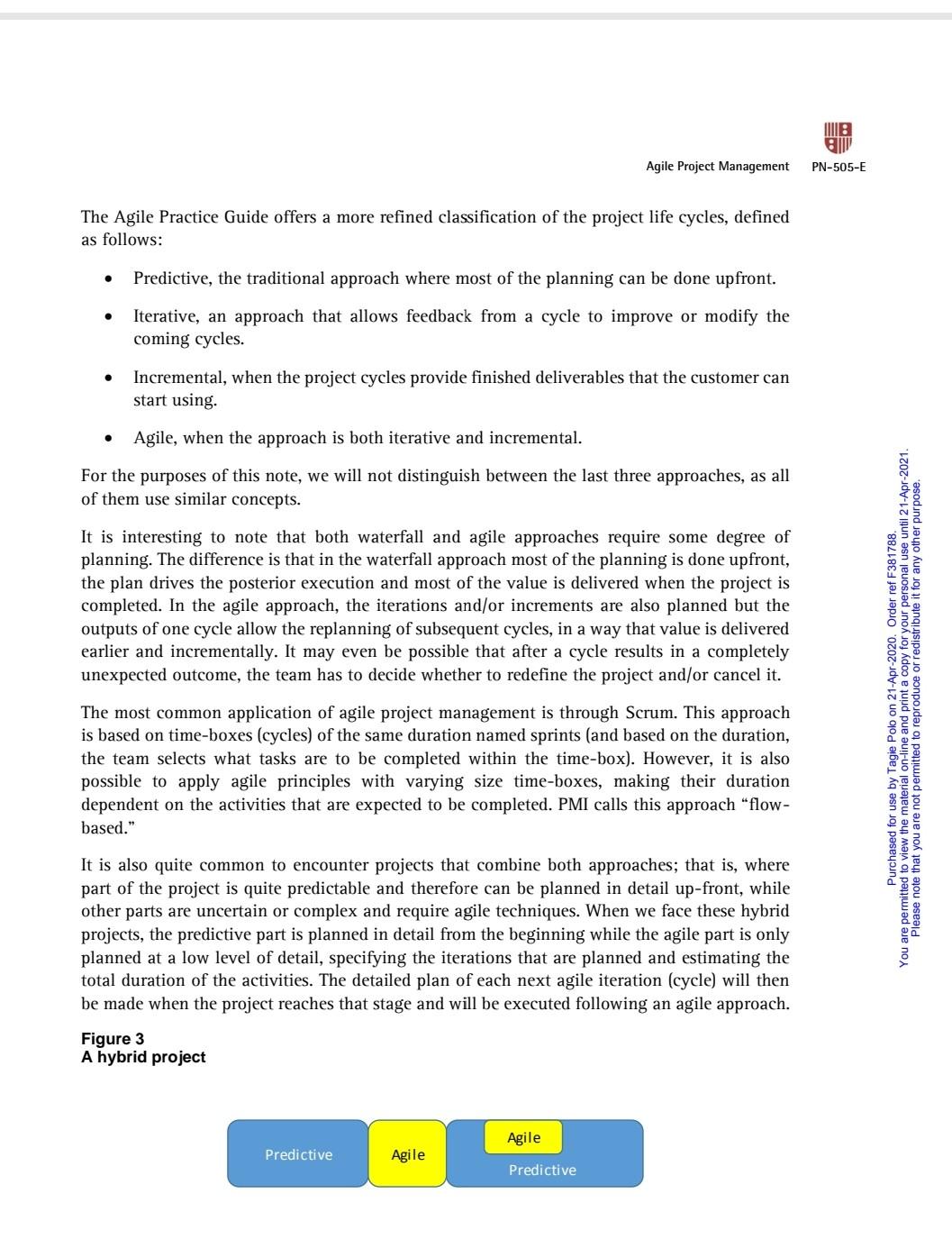 Case Study Ribera, J. (2018). Agile project